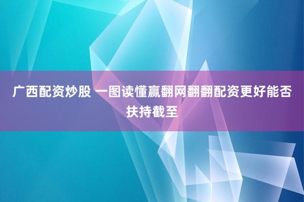 广西配资炒股 一图读懂赢翻网翻翻配资更好能否扶持截至