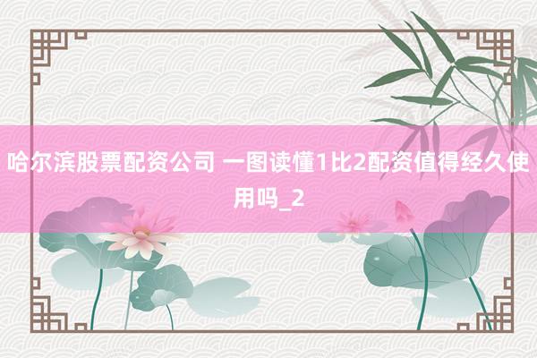 哈尔滨股票配资公司 一图读懂1比2配资值得经久使用吗_2