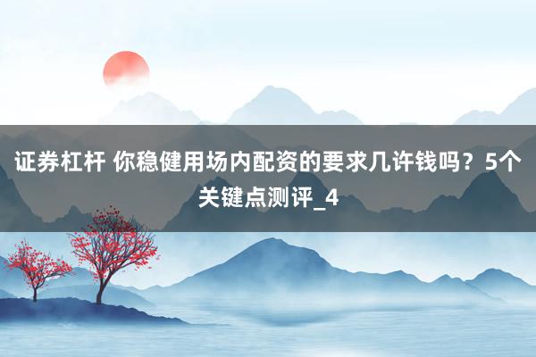 证券杠杆 你稳健用场内配资的要求几许钱吗？5个关键点测评_4