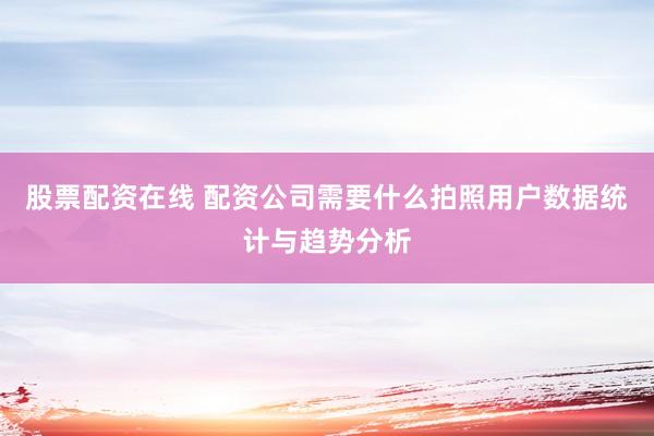 股票配资在线 配资公司需要什么拍照用户数据统计与趋势分析