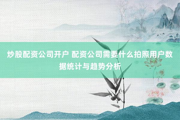 炒股配资公司开户 配资公司需要什么拍照用户数据统计与趋势分析